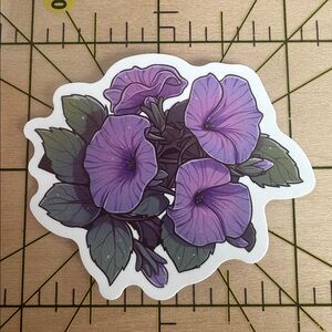 💜13/$13 +Bundle Sticker Sale | Flowers Waterproof Sticker